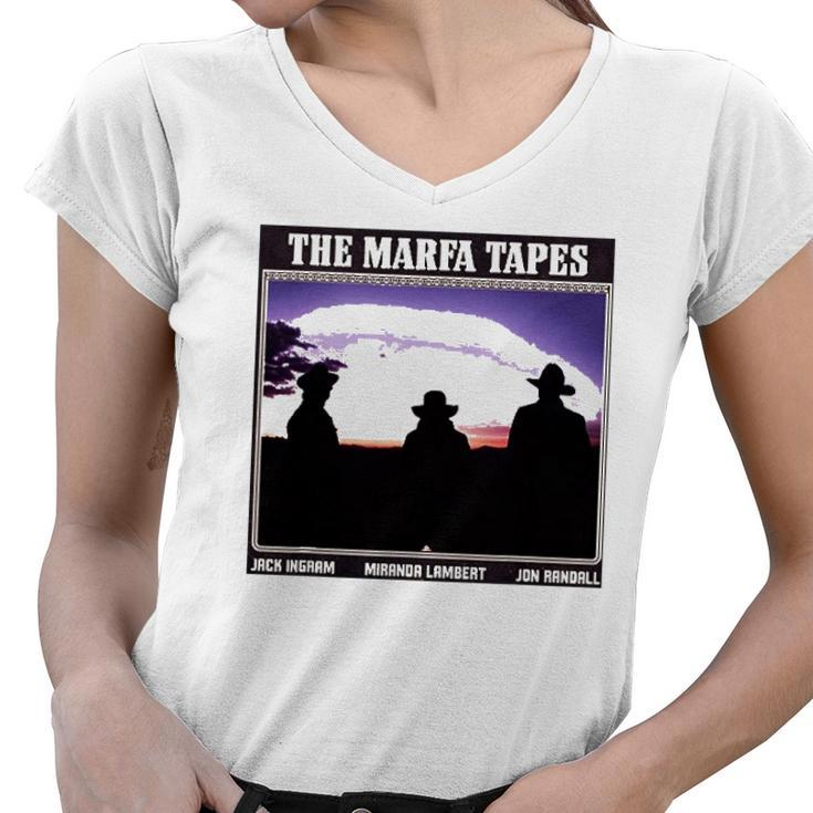 Men The Marfa Women Tapes Women V-Neck T-Shirt