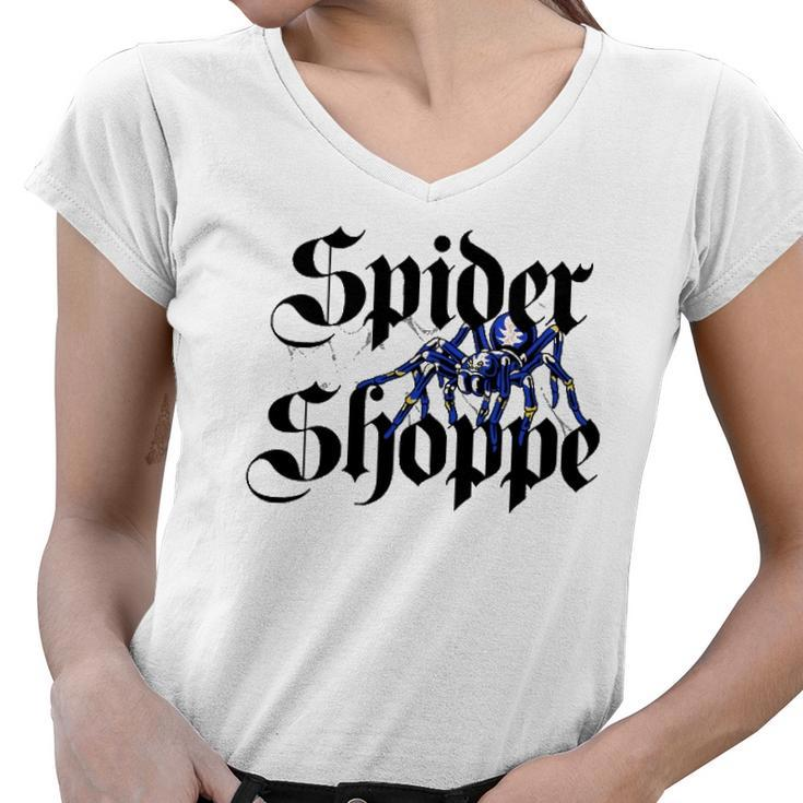 Spider Shoppe Gooty Sapphire Tarantula Lovers Gift Women V-Neck T-Shirt
