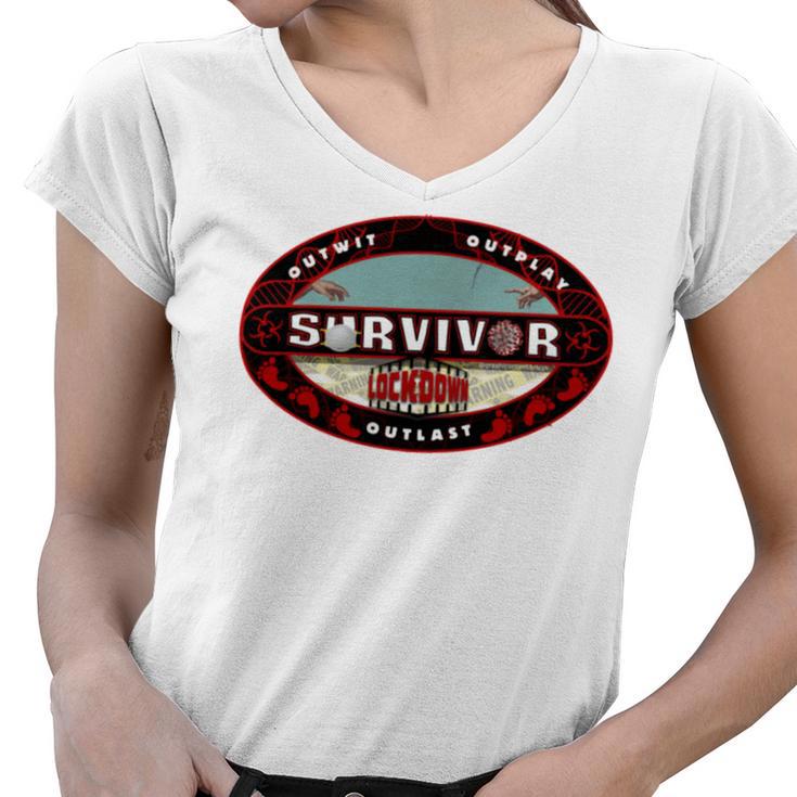 Survivor Women V-Neck T-Shirt