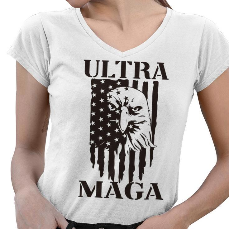 Ultra Maga And Proud Of It  Tshirts Women V-Neck T-Shirt