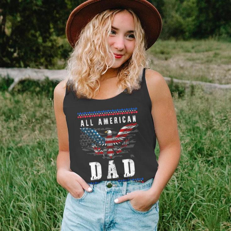 4Th Of July American Flag Dad Unisex Tank Top