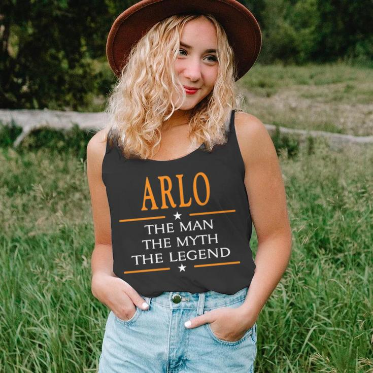 Arlo Name Gift Arlo The Man The Myth The Legend Unisex Tank Top