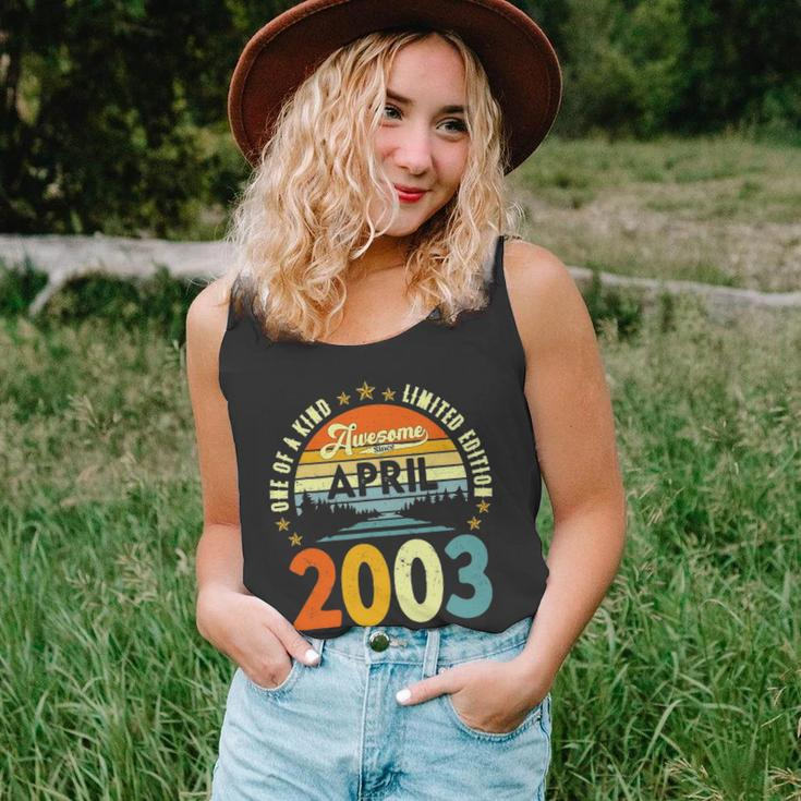 Awesome Since April 2003 Vintage 19Th Birthday Unisex Tank Top