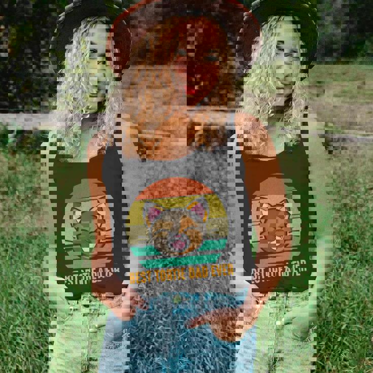 Best Tortie Dad Ever Cute Tortoiseshell Cat Lover Unisex Tank Top