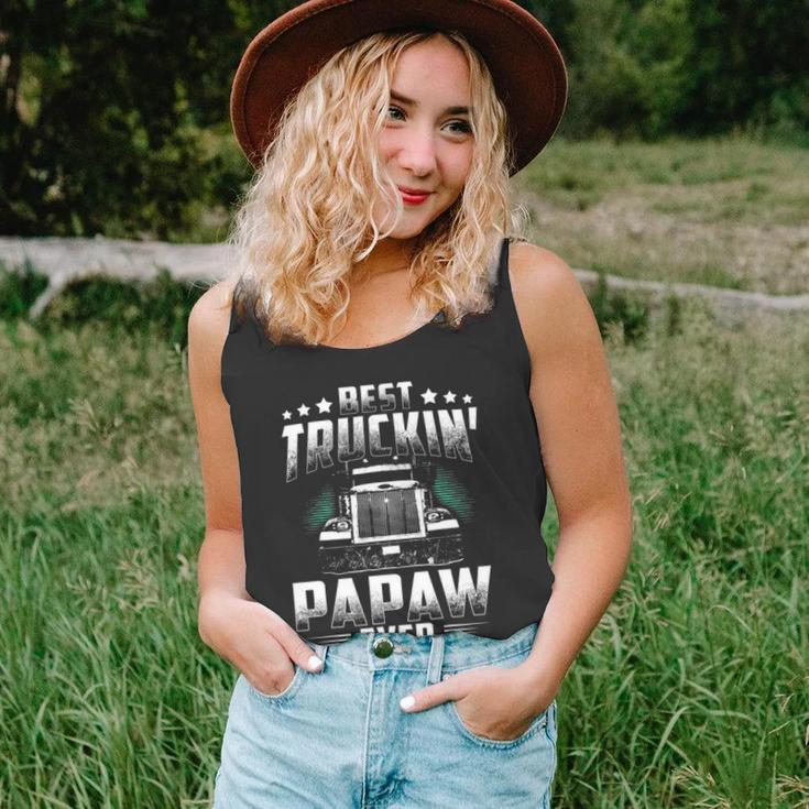 Best Truckin Papaw Ever Fathers Day Tee Xmas Trucker Gift Unisex Tank Top