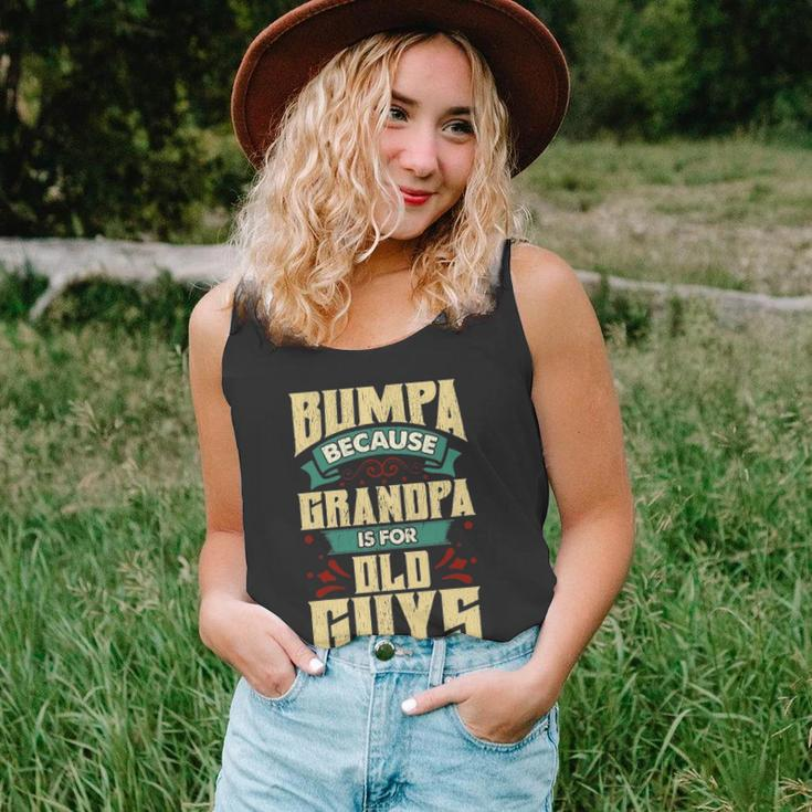 Mens Bumpa Because Grandpa Is For Old Guys Fathers Day Tank Top