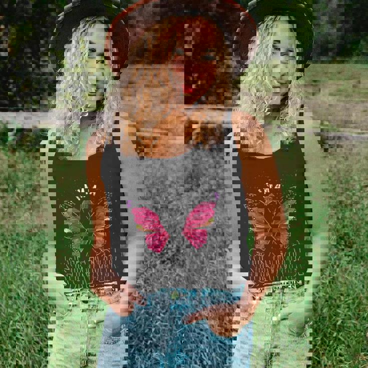 Cancer Survivor Butterfly Melanoma Awareness Skin Cancer Unisex Tank Top