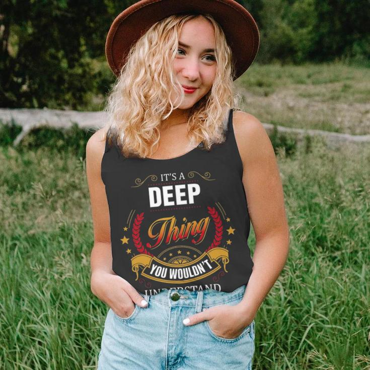 Deep Shirt Family Crest DeepShirt Deep Clothing Deep Tshirt Deep Tshirt Gifts For The Deep Unisex Tank Top