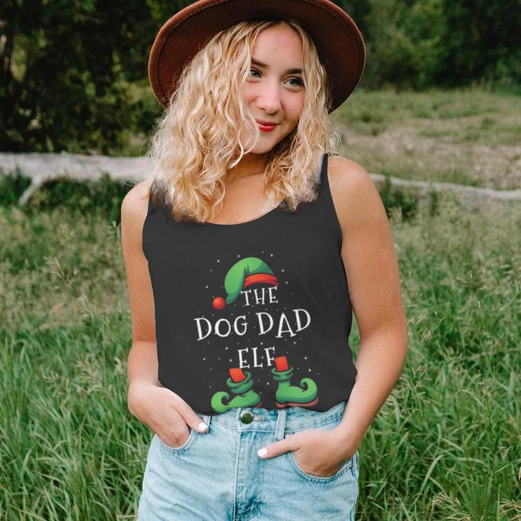 Dog Dad Elf - Funny Matching Family Christmas Pajamas Unisex Tank Top