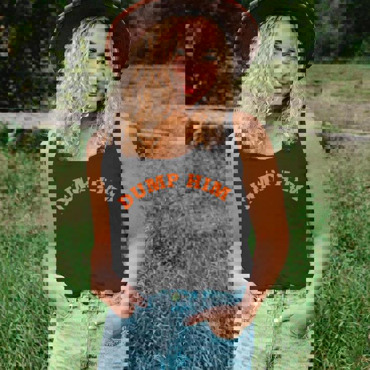 Dump Him Y2k Aesthetic Sarcastic Funny Humor Pink 2000S Meme Unisex Tank Top Dump Him Y2k Aesthetic Sarcastic Funny Humor Pink 2000S Meme Unisex Tank Top