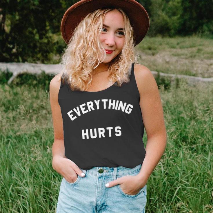 Everything Hurts Workout Gym Unisex Tank Top