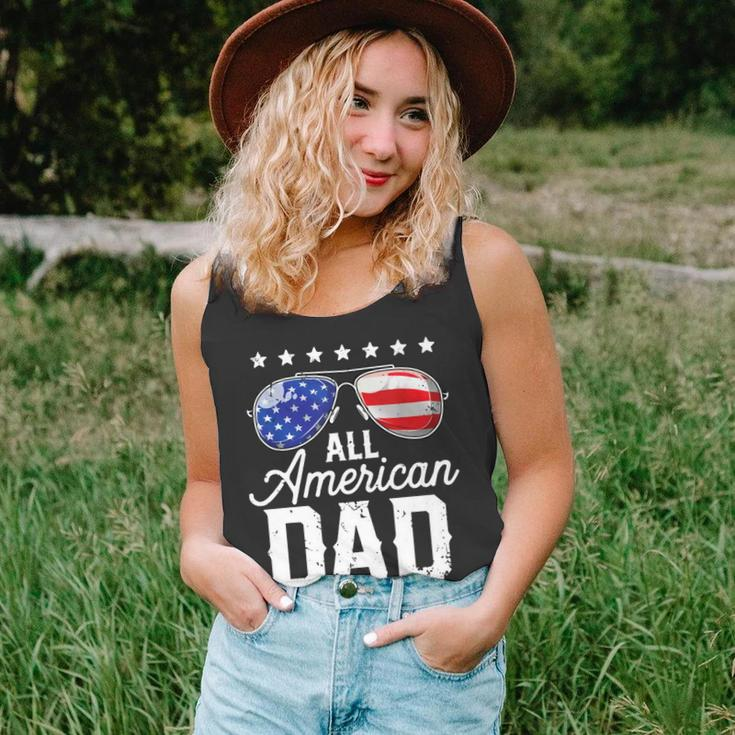 Fathers Day All American Dad 4Th Of July Us Flag Unisex Tank Top
