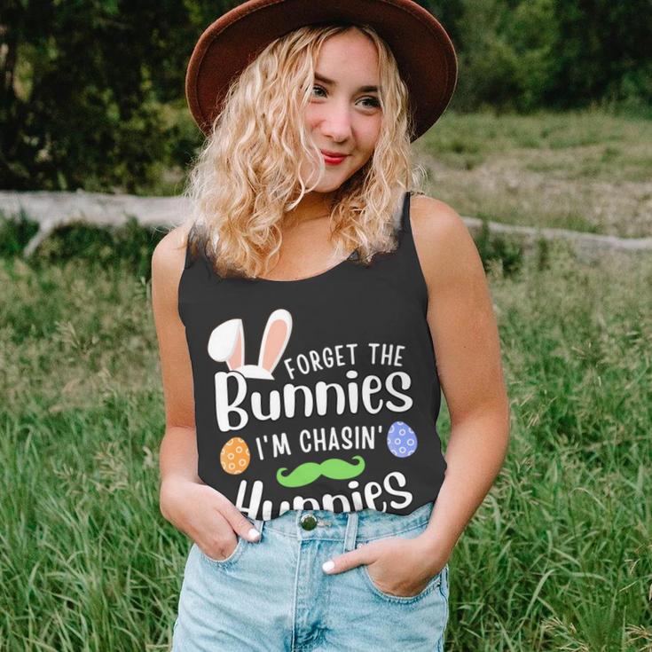 Forget The Bunnies Im Chasing Hunnies Funny Boys Easter Gift Unisex Tank Top