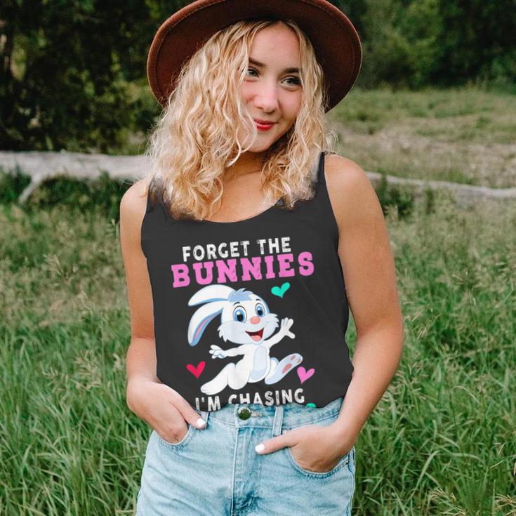 Forget The Bunnies Im Chasing Hunnies Funny Unisex Tank Top