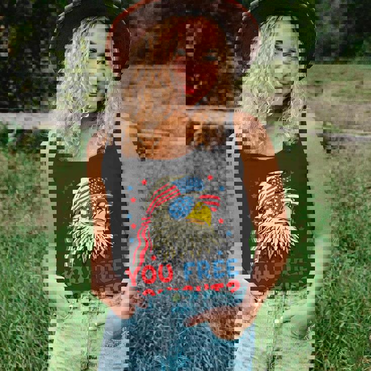 You Free Tonight Bald Eagle Mullet American Flag 4Th Of July Tank Top