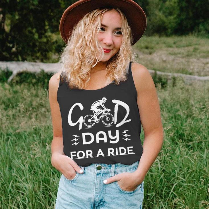 Funny Good Day For A Ride Funny Bicycle I Ride Fun Hobby Race Quote Unisex Tank Top