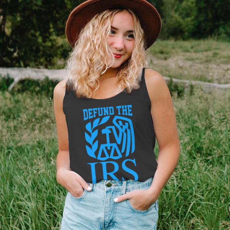 Funny Humour Irs Defund The Irs Unisex Tank Top