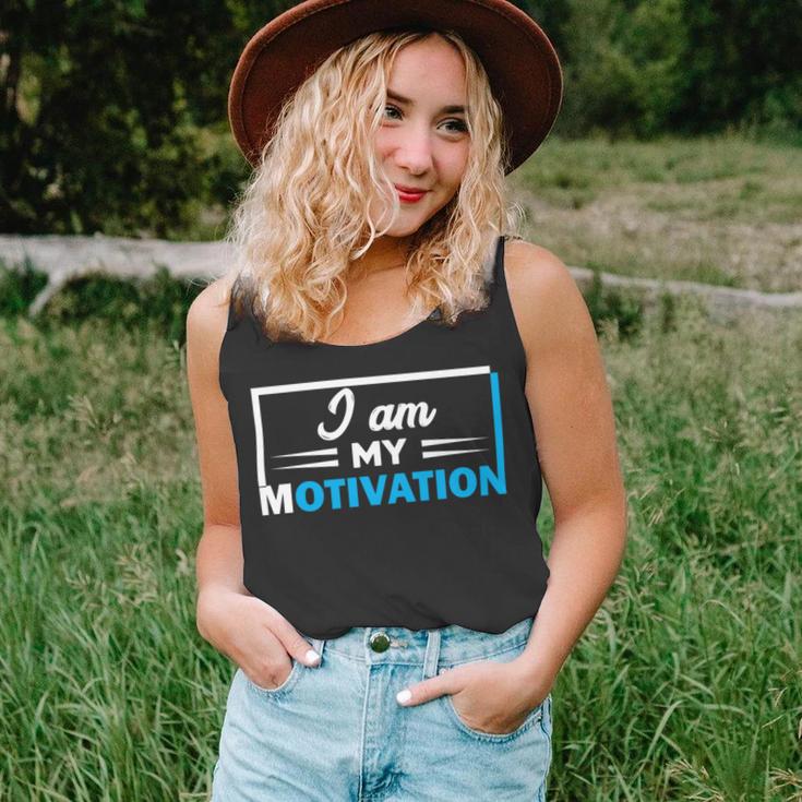 Funny I Am My Motivation Motivational Unisex Tank Top