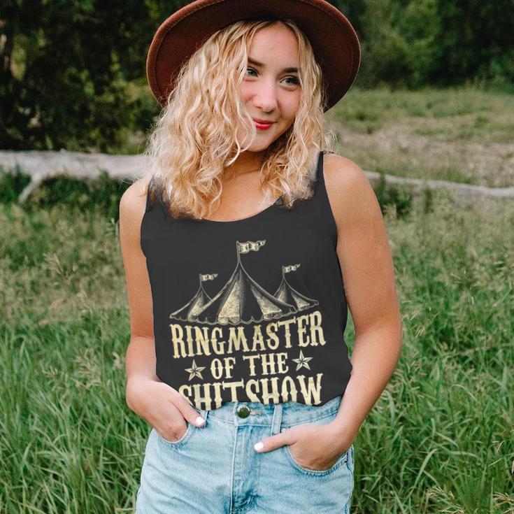 Funny Ringmaster Of The Shitshow Circus Staff Shit Show Unisex Tank Top