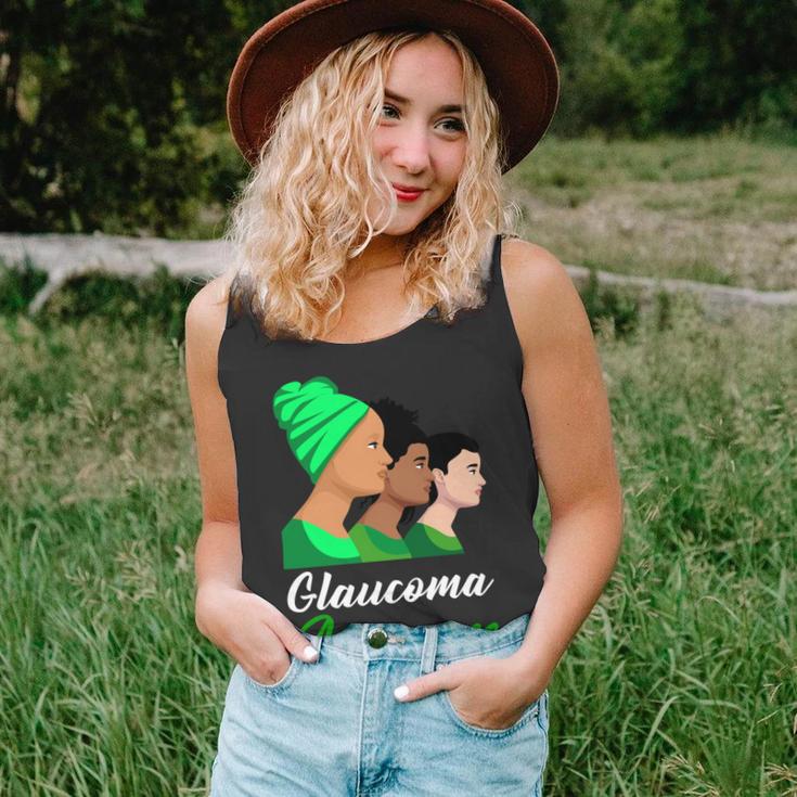 Glaucoma Awareness Green Women Glaucoma Glaucoma Awareness Unisex Tank Top