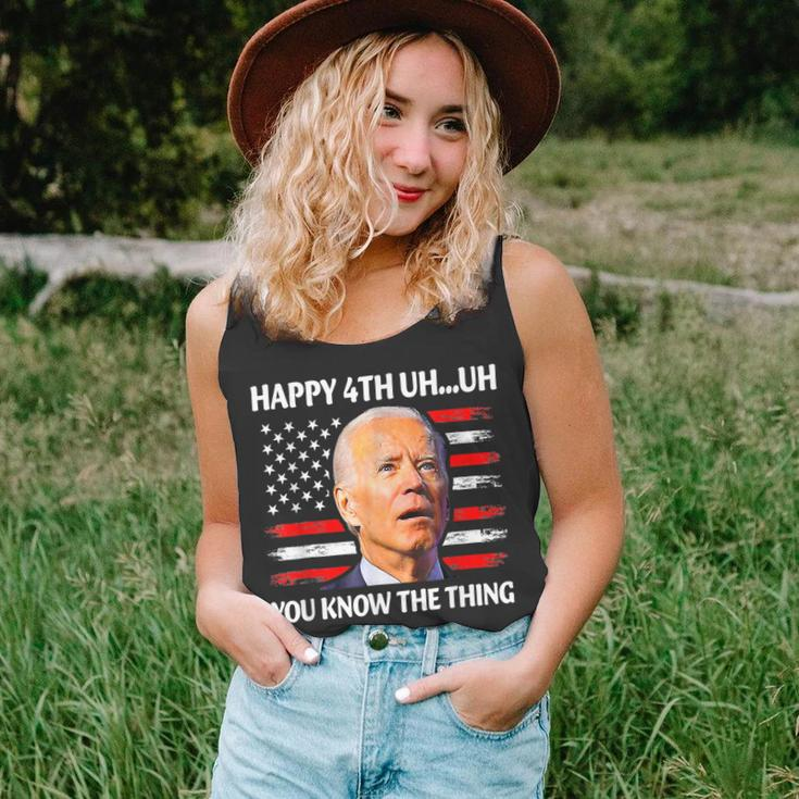 Happy Uh You Know The Thing Funny Joe Biden 4Th Of July Unisex Tank Top