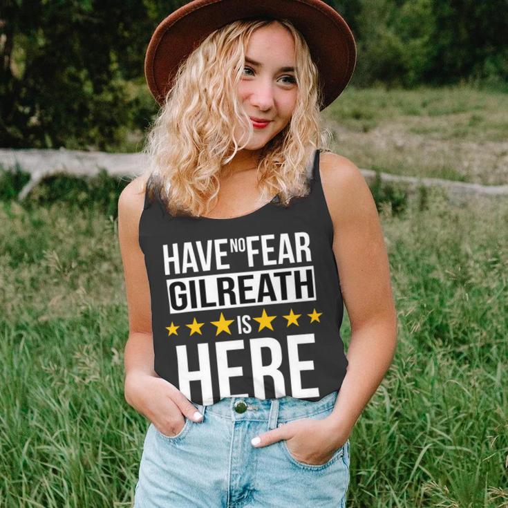 Have No Fear Gilreath Is Here Name Unisex Tank Top