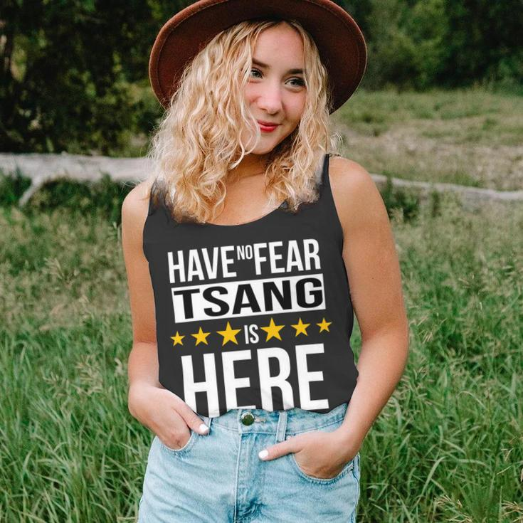 Have No Fear Tsang Is Here Name Unisex Tank Top