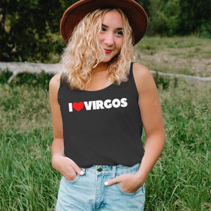 I Love Virgos I Heart Virgos Unisex Tank Top