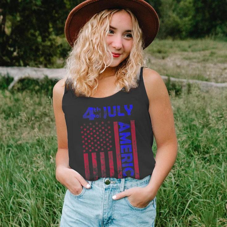 Independence Day Usa America Flag 4Th Of July Happy Funny Unisex Tank Top