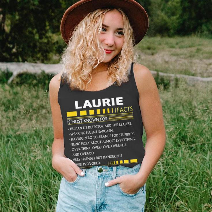 Laurie Name Gift Laurie Facts Unisex Tank Top