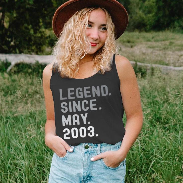 Legend Since May 2003 19 Years Old 19Th Birthday Gifts Unisex Tank Top