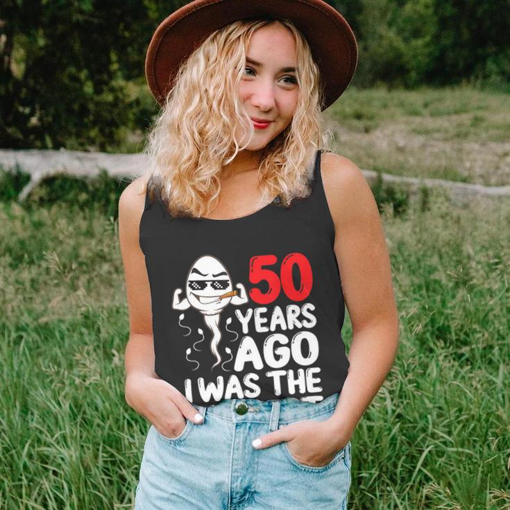 Mens 50Th Birthday Gag Dress 50 Years Ago I Was The Fastest Funny Unisex Tank Top