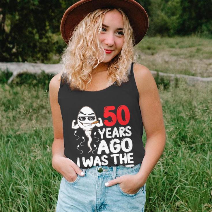 Mens 50Th Birthday Gag Dress 50 Years Ago I Was The Fastest Funny V2 Unisex Tank Top