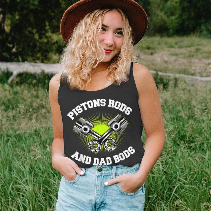 Mens Pistons Rods And Dad Bods V2 Unisex Tank Top