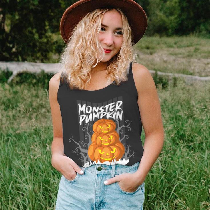 Monster Pumpkin Unisex Tank Top