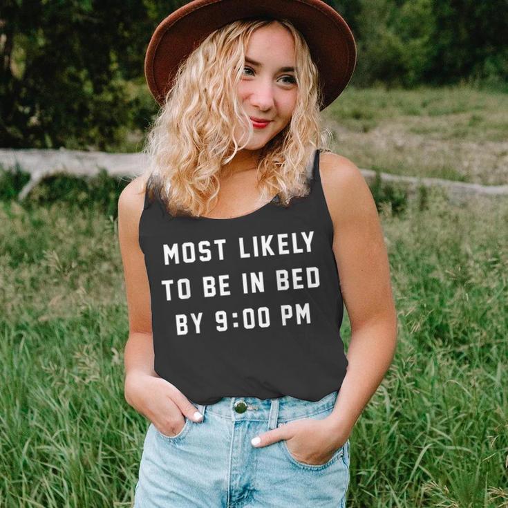 Most Likely To Be In Bed By 900 Pm 4Th Of July Unisex Tank Top