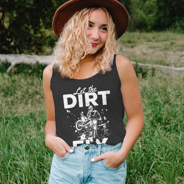 Motorcycle Let The Dirt Fly Dirtbike 494 Shirt Unisex Tank Top