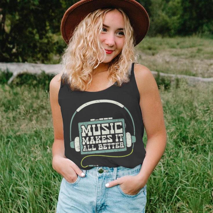 Music Makes It All Better 763 Shirt Unisex Tank Top