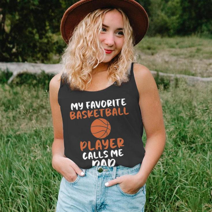 My Favorite Basketball Player Calls Me Dad Tee For Fat Unisex Tank Top