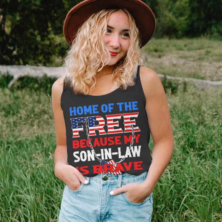 My Soninlaw Is Brave Home Of The Free 687 Shirt Unisex Tank Top