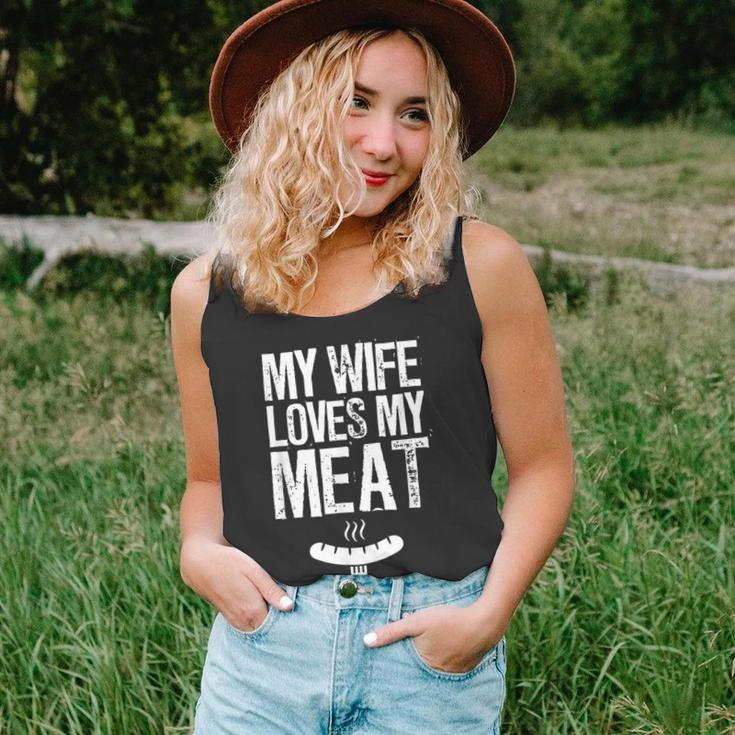 My Wife Loves My Meat Funny Grilling Bbq Lover Unisex Tank Top