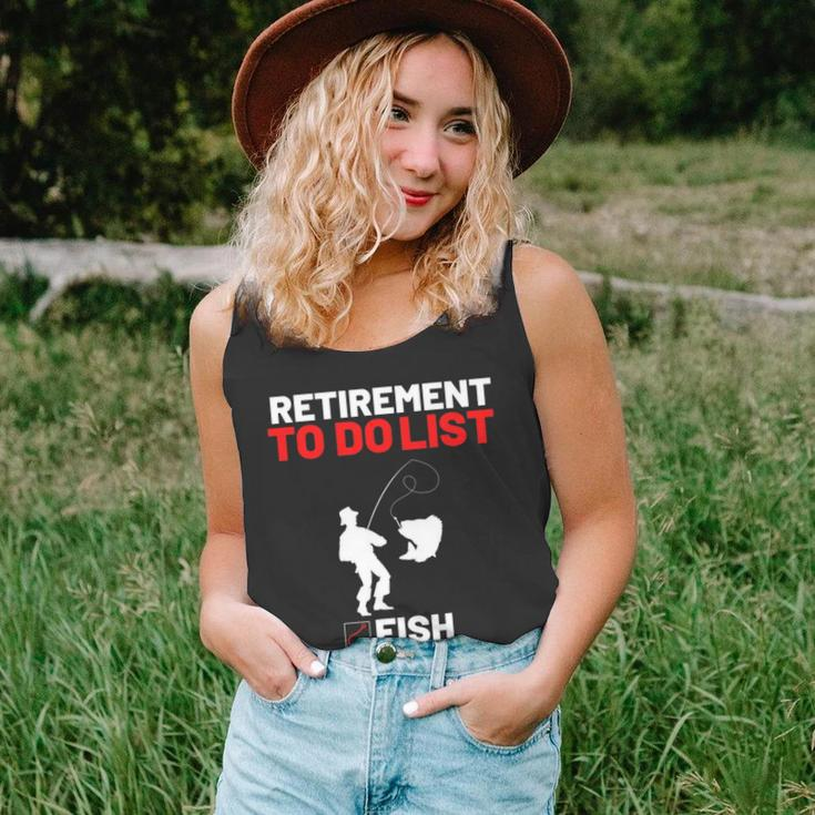Retirement To Do List Fish I Worked My Whole Life To Fish Unisex Tank Top