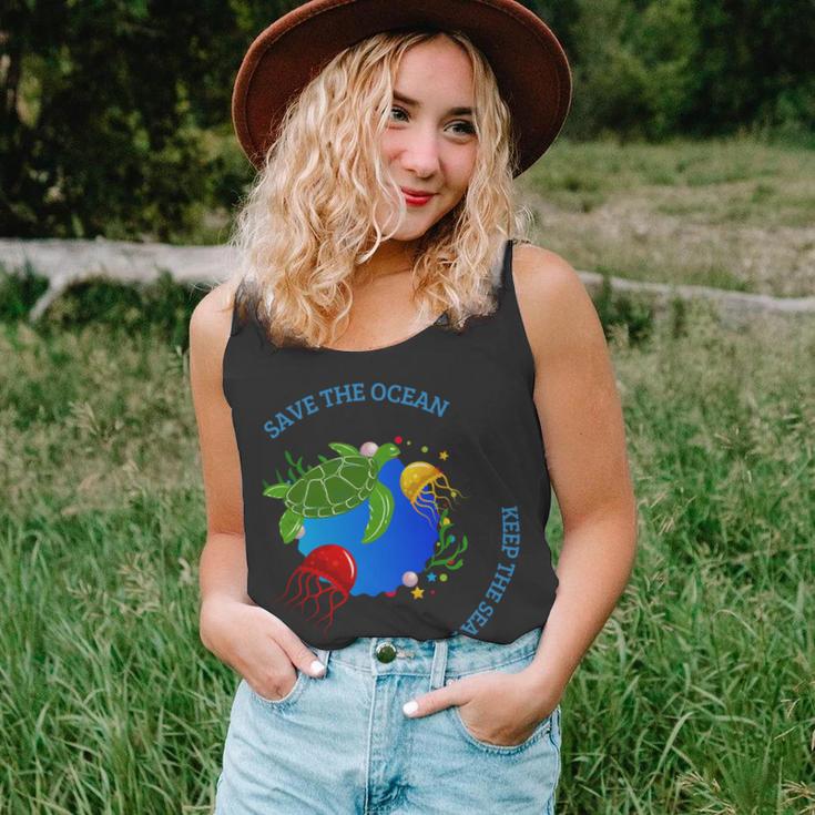 Save The Ocean Keep The Sea Plastic Free Unisex Tank Top