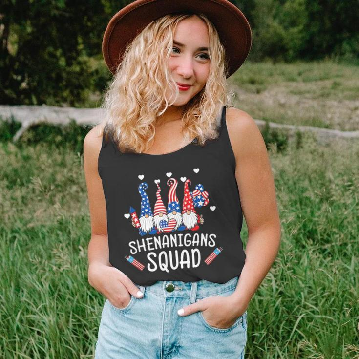 Shenanigans Squad 4Th Of July Gnomes Usa Independence Day Unisex Tank Top