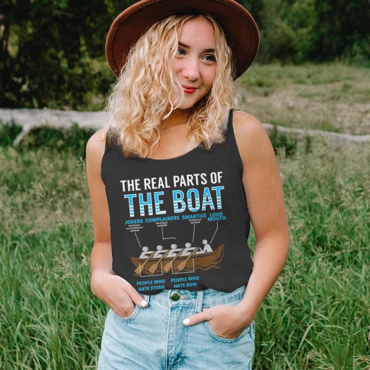 The Real Parts Of The Boat Rowing Gift Unisex Tank Top
