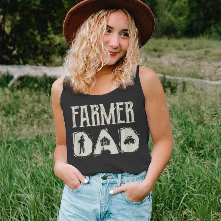 Tractor Dad Farming Father Farm Lover Farmer Daddy V2 Unisex Tank Top