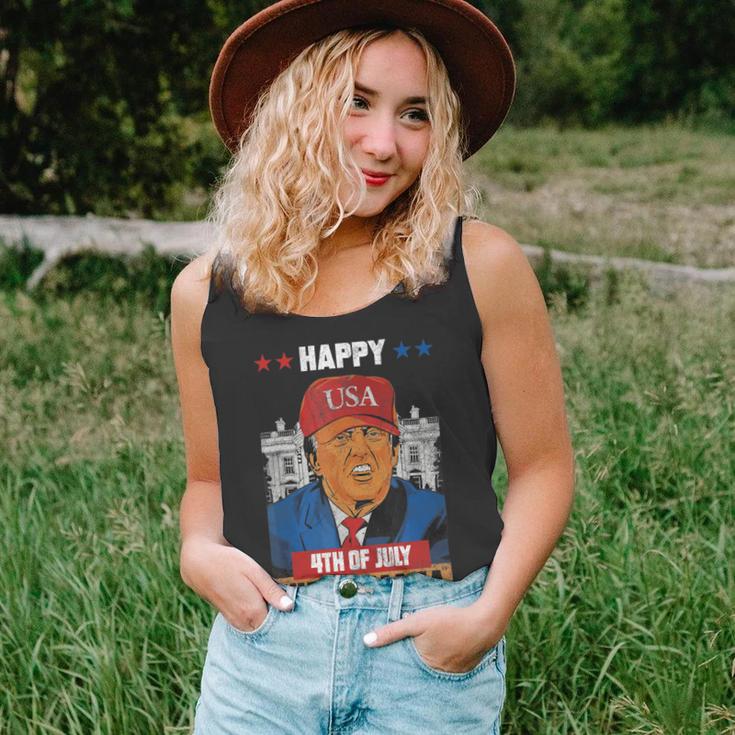 Ultra Maga Trump Happy 4Th Of July American Flag Unisex Tank Top