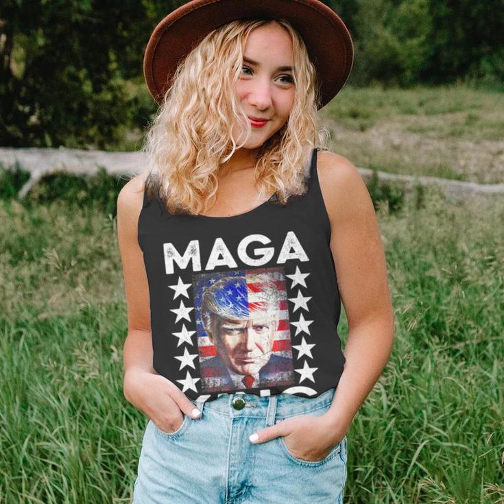 Ultra Mega King Trump Vintage American Us Flag Anti Biden Unisex Tank Top