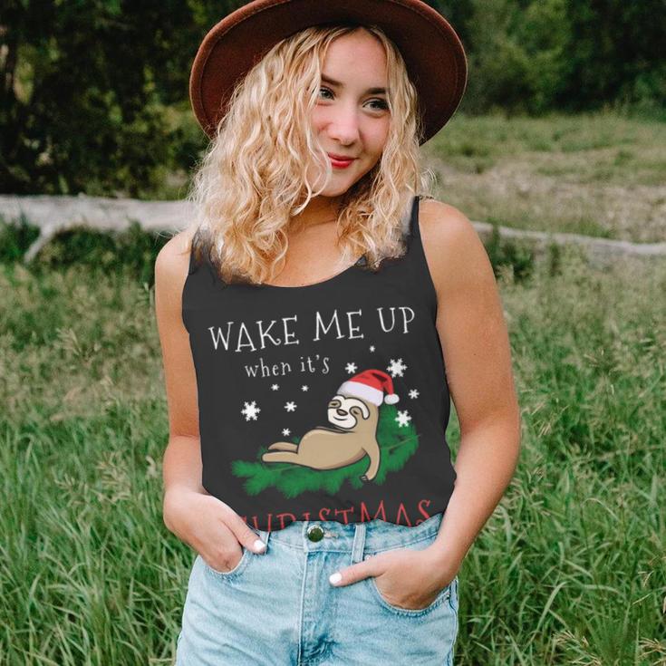 Wake Me Up When Its Christmas 820 Shirt Unisex Tank Top