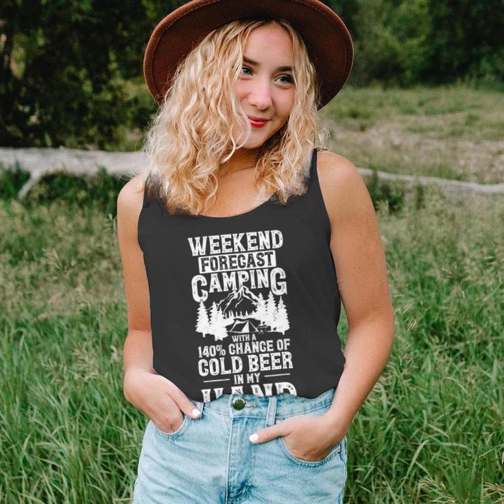 Weekend Forecast Camping With A Chance Active 24 Shirt Unisex Tank Top